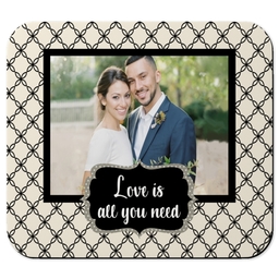 Picture Mouse Pads with Love Is All You Need design