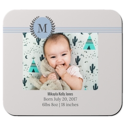 Picture Mouse Pads with Lovely Laurel design