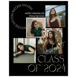 Poster, 11x14, Matte Photo Paper with Senior Of The Year design