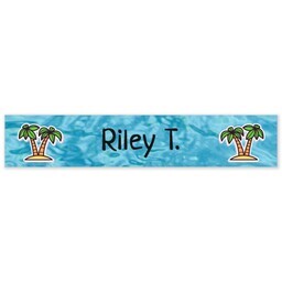 All-Purpose Labels, Small - Set of 72 with Palm Trees design