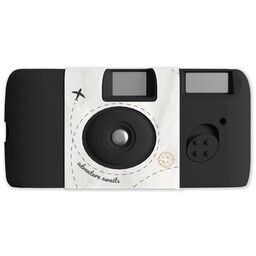 QuickSnap Camera Wraps - sheets of 4 with Paper Airplane design