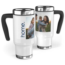 14oz Stainless Steel Travel Photo Mug with Home design