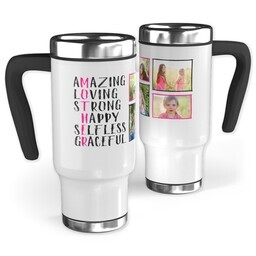 14oz Stainless Steel Travel Photo Mug with Mother design