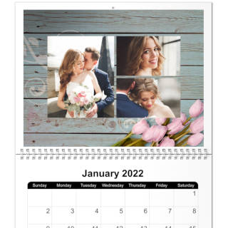 personalized 8x11 Wall Calendars