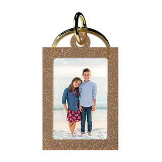 Vertical Sparkly Keychain