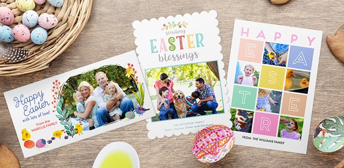Personalized Easter cards