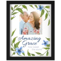 Thumbnail for 11x14 Photo Canvas With Contemporary Frame with Amazing Grace design 1