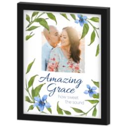 Thumbnail for 11x14 Photo Canvas With Contemporary Frame with Amazing Grace design 2