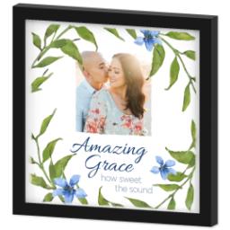Thumbnail for 12x12 Photo Canvas With Contemporary Frame with Amazing Grace design 2