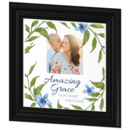 Thumbnail for 12x12 Photo Canvas With Classic Frame with Amazing Grace design 2