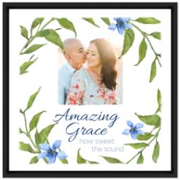 Thumbnail for 16x16 Photo Canvas With Floating Frame with Amazing Grace design 1