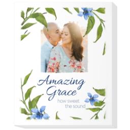 Thumbnail for 20x24 Photo Canvas with Amazing Grace design 1