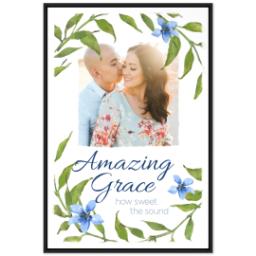 Thumbnail for 24x36 Photo Canvas With Floating Frame with Amazing Grace design 1