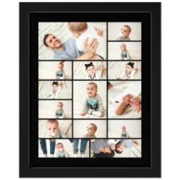 Thumbnail for 11x14 Collage Canvas With Contemporary Frame with Custom Color Collage design 1