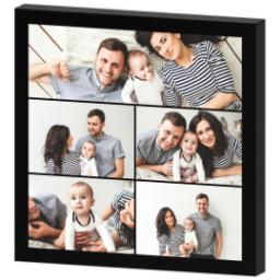 Thumbnail for 12x12 Collage Photo Canvas with Custom Color Collage design 3