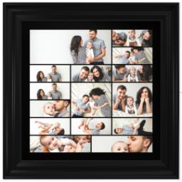 Thumbnail for 16x16 Collage Canvas With Classic Frame with Custom Color Collage design 1