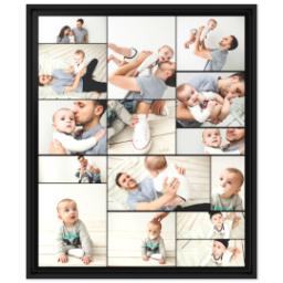 Thumbnail for 20x24 Collage Canvas With Floating Frame with Custom Color Collage design 1