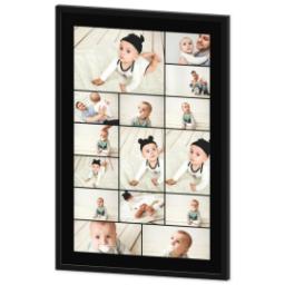 Thumbnail for 24x36 Collage Canvas With Contemporary Frame with Custom Color Collage design 2