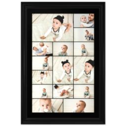 Thumbnail for 24x36 Collage Canvas With Classic Frame with Custom Color Collage design 1