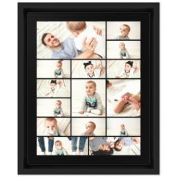 Thumbnail for 8x10 Collage Canvas With Floating Frame with Custom Color Collage design 1