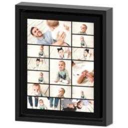 Thumbnail for 8x10 Collage Canvas With Floating Frame with Custom Color Collage design 2