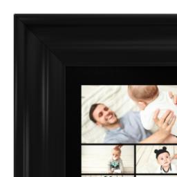 Thumbnail for 8x10 Collage Canvas With Classic Frame with Custom Color Collage design 3