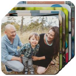 Thumbnail for Photo Coasters, Set Of 6 with Full Photo design 1