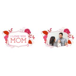 Thumbnail for 14oz Personalized Travel Tumbler with Mom Flower Frame design 2
