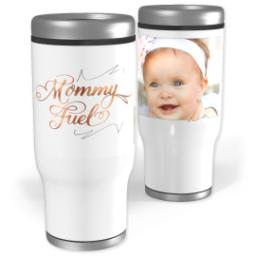 Thumbnail for Stainless Steel Tumbler, 14oz with Mommy Fuel design 1