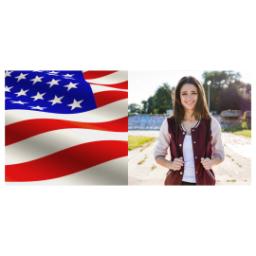 Thumbnail for 14oz Stainless Steel Travel Photo Mug with American Flag design 2
