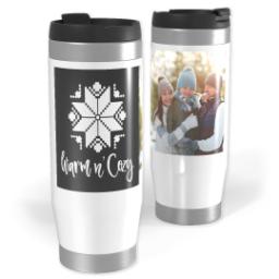 Thumbnail for 14oz Personalized Travel Tumbler with Custom Color Warm and Cozy design 1