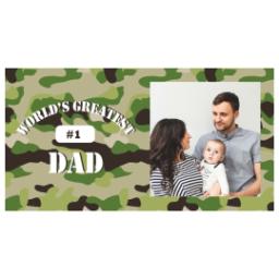 Thumbnail for 14oz Personalized Travel Tumbler with Greatest Dad Camo design 2