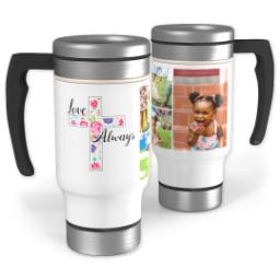 Thumbnail for 14oz Stainless Steel Travel Photo Mug with Love Always Cross design 1