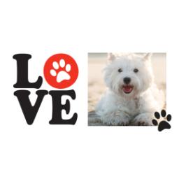 Thumbnail for 14oz Personalized Travel Tumbler with Love Paws design 2
