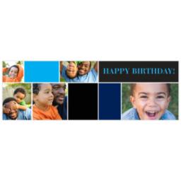 Thumbnail for 2x6 Photo Banner with Cool B-day Mosaic design 1