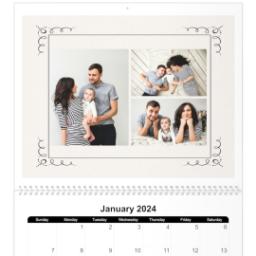 Thumbnail for 11x14, 12 Month Deluxe Photo Calendar with Art Deco design 3