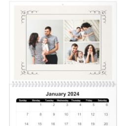 Thumbnail for 8x11, 12 Month Photo Calendar with Art Deco design 3