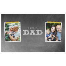 Thumbnail for Premium Grande Photo Mug with Lid, 16oz with Chalkboard Dad design 2