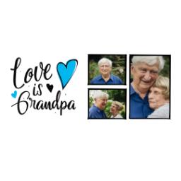 Thumbnail for Premium Grande Photo Mug with Lid, 16oz with Grandpa Hearts design 2