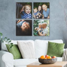 Thumbnail for 4 Piece Multi-Piece Canvas (34" x 34") with Four Square: Multi Photo design 4