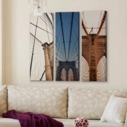 Thumbnail for 3 Piece Multi-Piece Canvas (36”x 36”) with Grand Window Pane: Multi Photo design 4