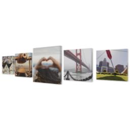 Thumbnail for 5 Piece Multi-Piece Canvas (16”x 60”) with Picture It Squared: Multi Photo design 2