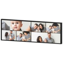 Thumbnail for 12x36 Collage Photo Canvas with Custom Color Collage design 3