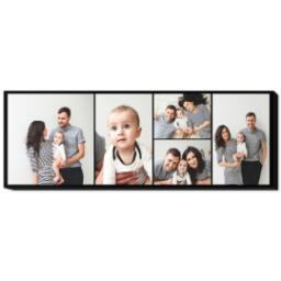 Thumbnail for 20x60 Collage Photo Canvas with Custom Color Collage design 1