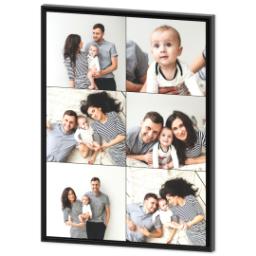 Thumbnail for 30x40 Collage Canvas With Floating Frame with Custom Color Collage design 2