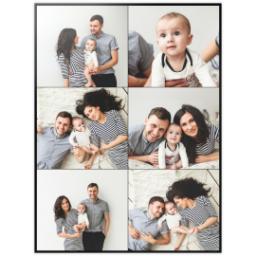 Thumbnail for 30x40 Collage Photo Canvas with Custom Color Collage design 2