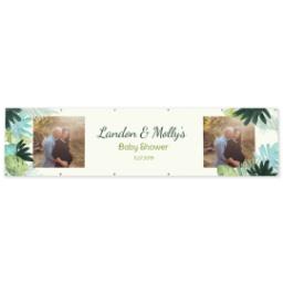 Thumbnail for 3x12 Vinyl Banner 10oz with Baby Shower - Jungle design 1