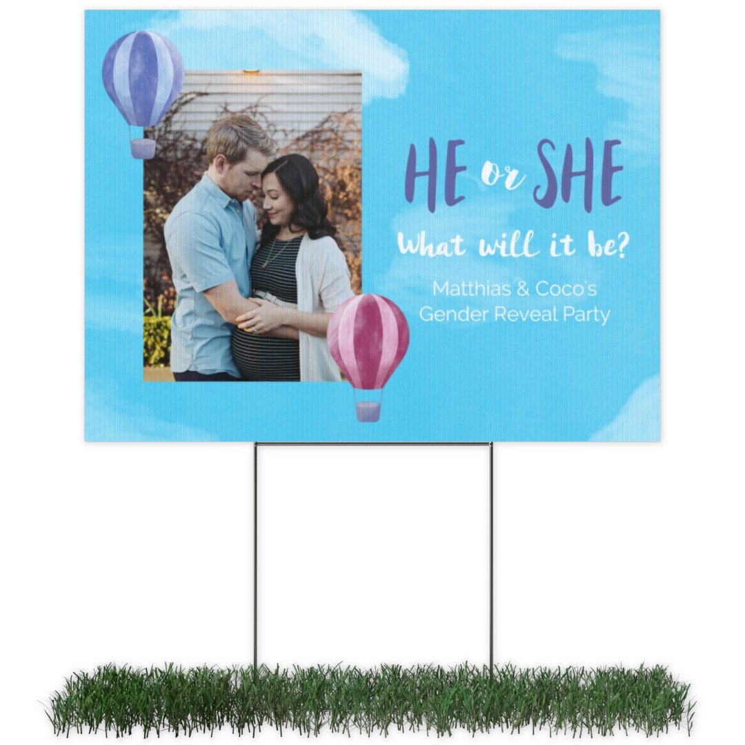 Photo Lawn Sign 18x24 (with H-Stake)