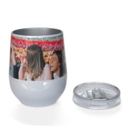 Thumbnail for Personalized Wine Tumbler with Full Photo design 3