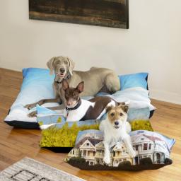 Thumbnail for Pet Bed Plush Fleece 40x30 with Full Photo design 3